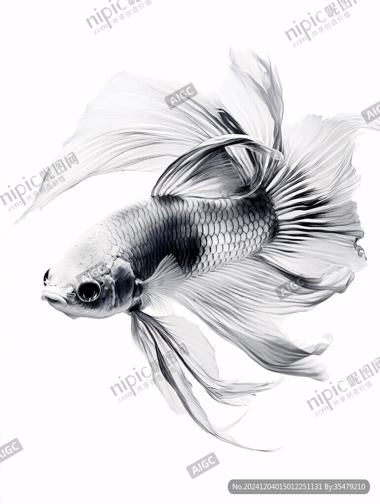 3d立體畫金魚