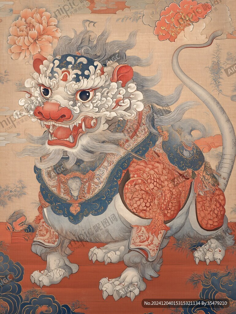 招財貔恘插畫