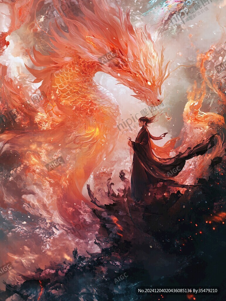 古風(fēng)龍插畫