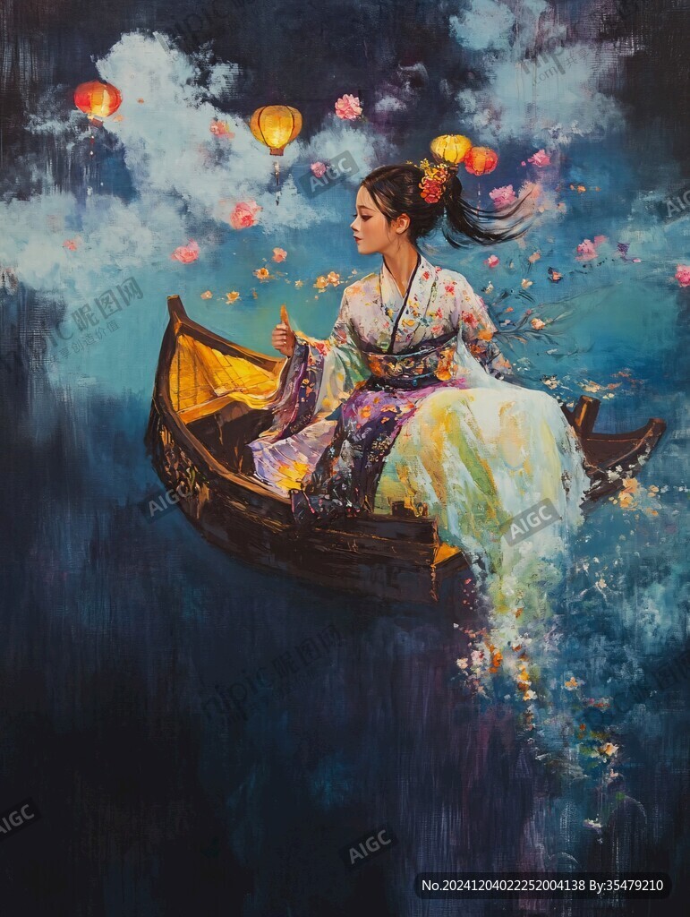 美人與小船