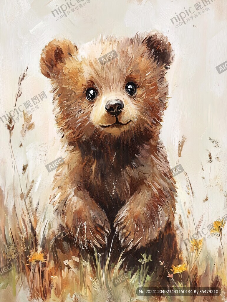 插畫(huà)小熊