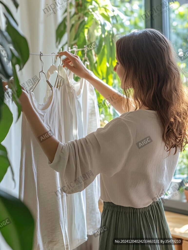 選掛衣服