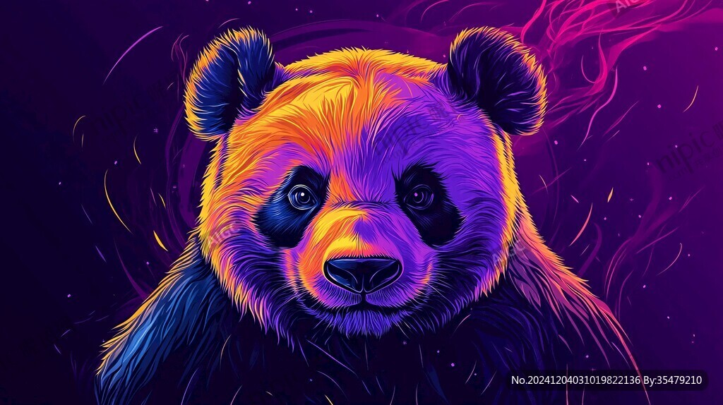狗熊插畫
