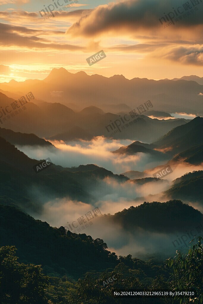 大圍山拍日出