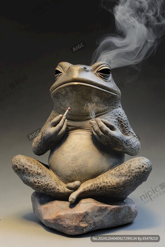 粗陶青蛙工藝