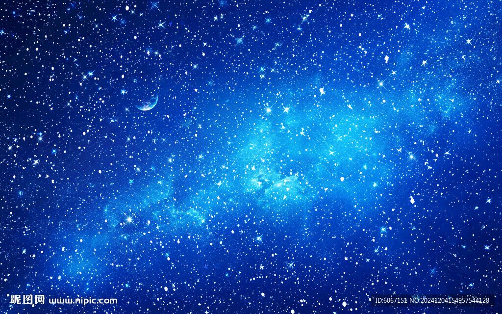 藍(lán)色星空背景墻