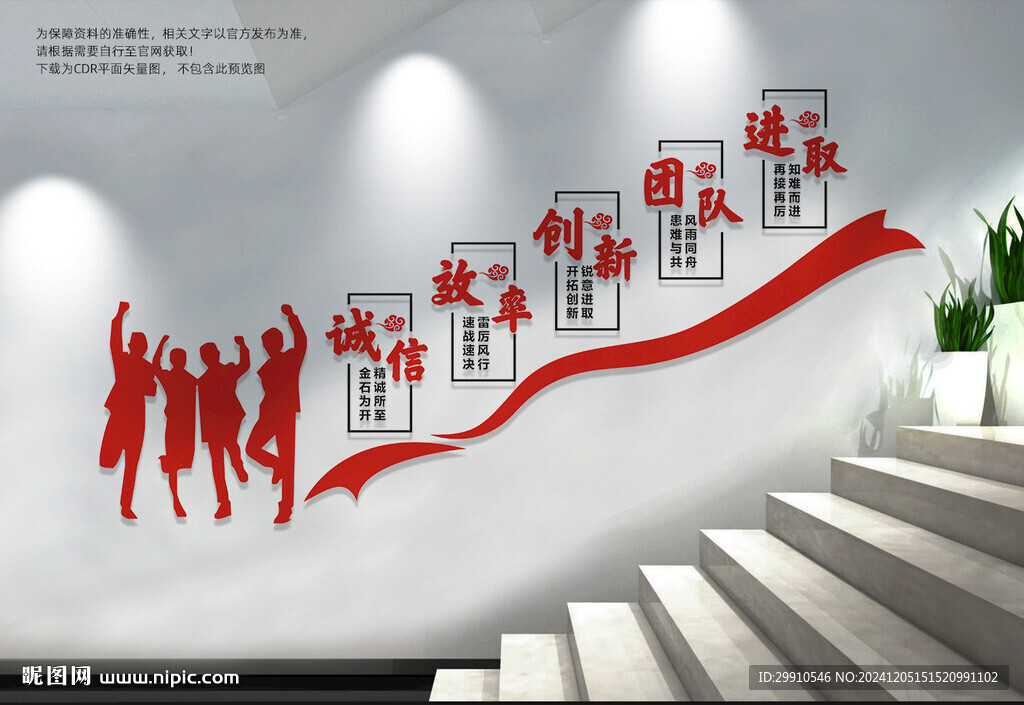 企業(yè)樓梯文化墻