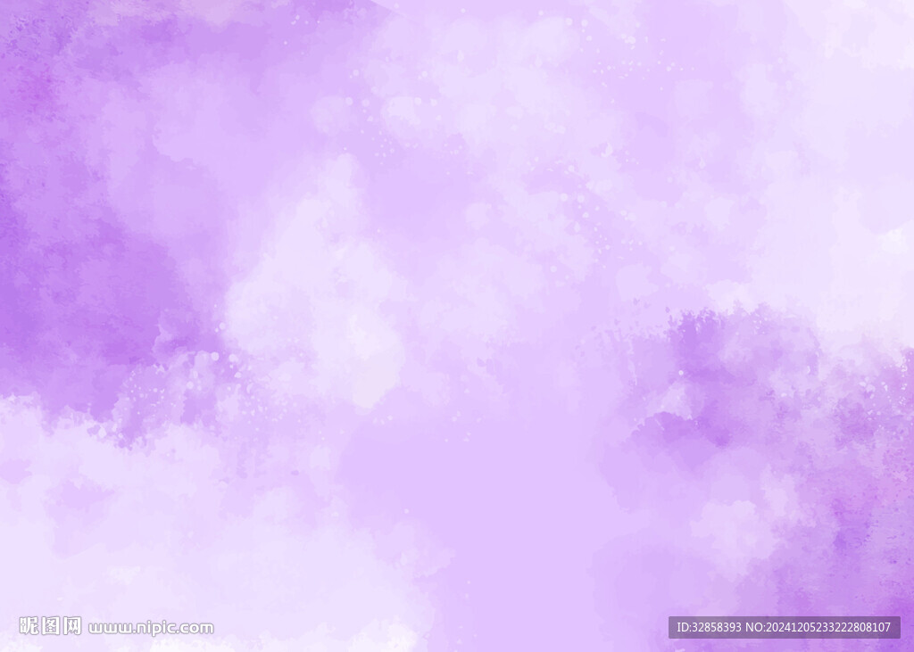 紫色水墨矢量背景