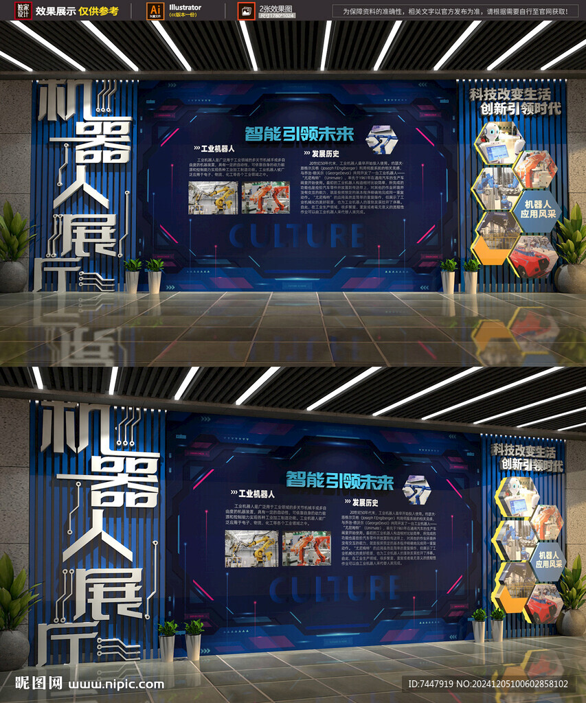 機器人文化墻 