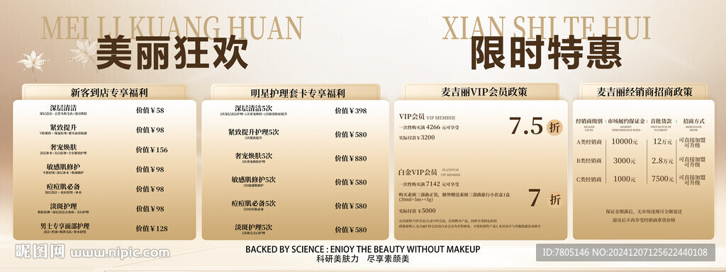 美容院掛畫