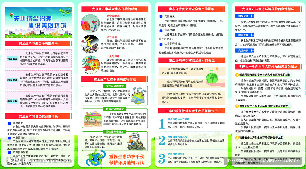 生態環境與安全生產折頁