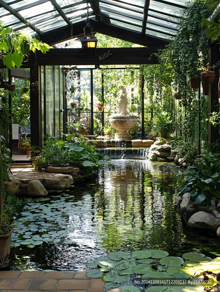室內園林水池