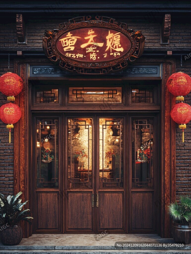 復(fù)古餐廳門頭