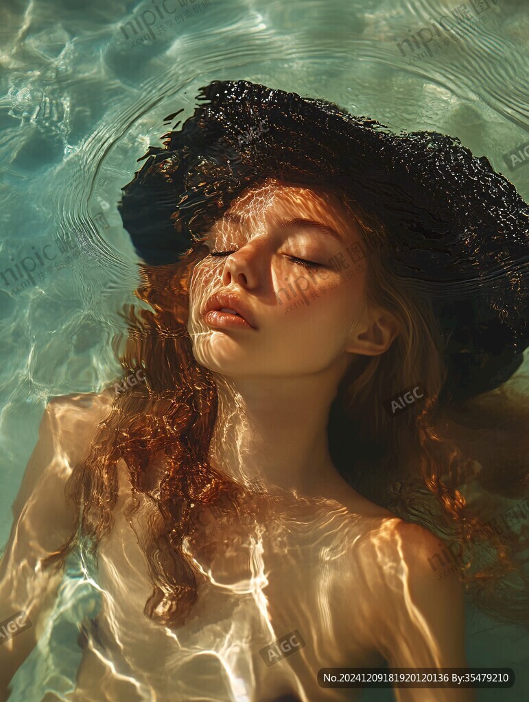 陽光浴美女