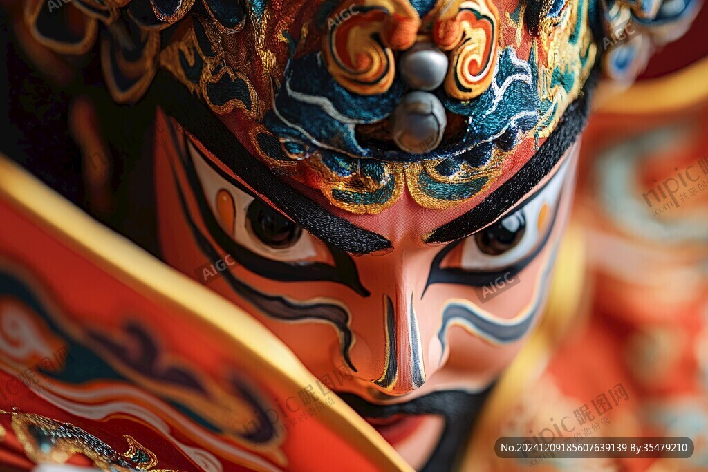 二郎神臉譜