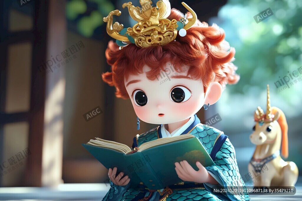 q版書童
