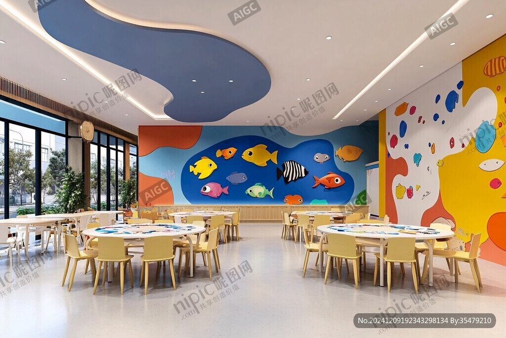 幼兒園餐廳