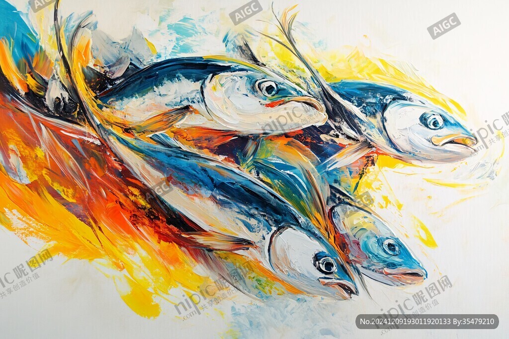 魚類3d畫