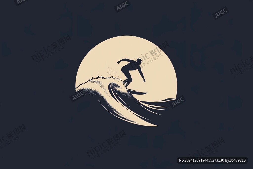 海上沖浪logo