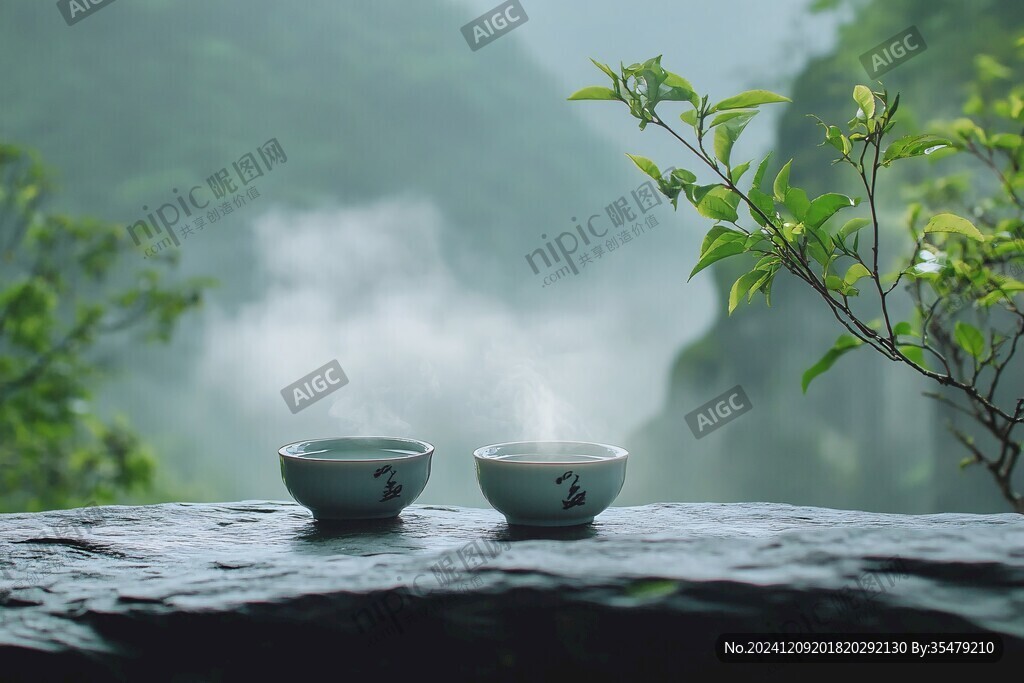 茶杯山水