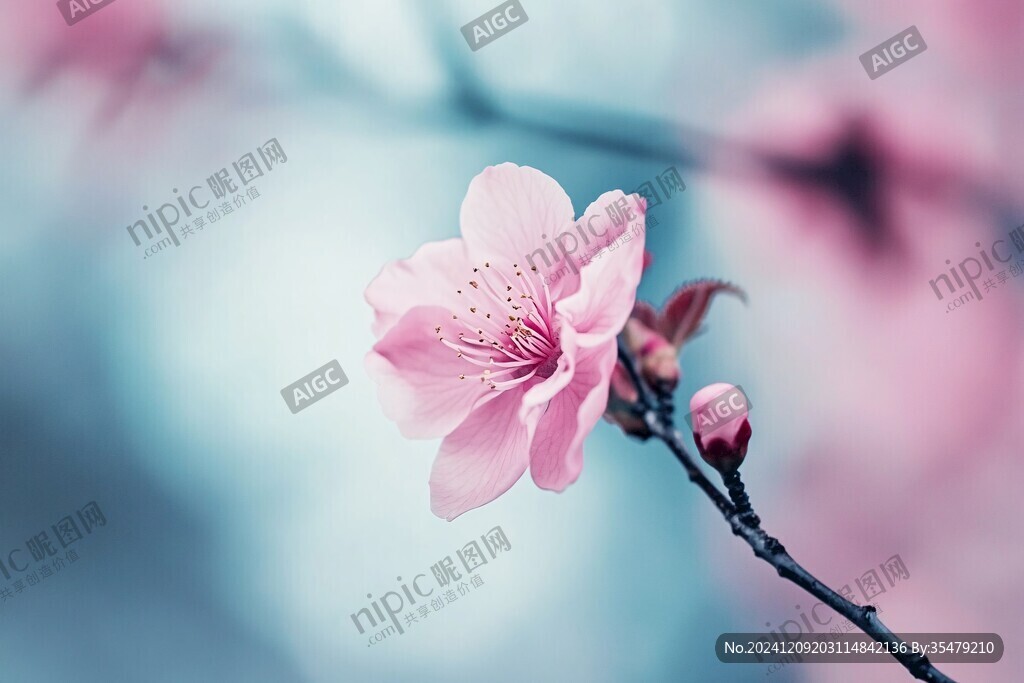 唯美桃花高清壁紙