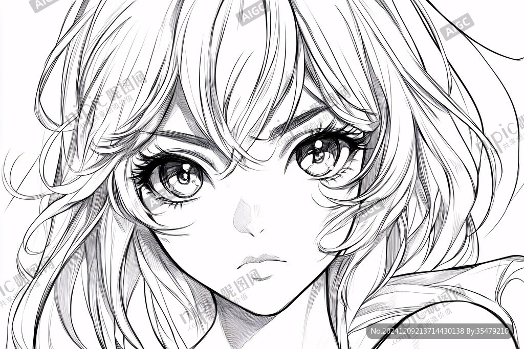 美少女線稿