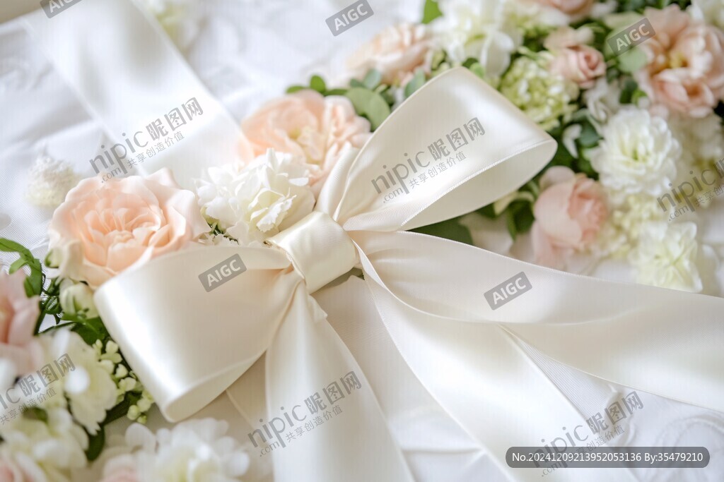 絲帶婚禮背景