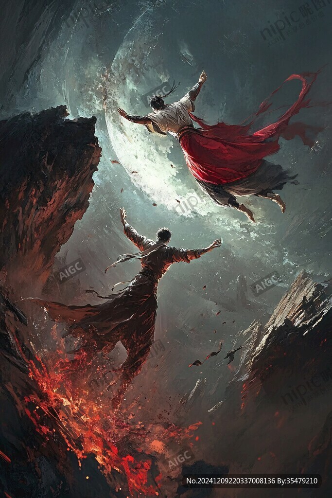 玄幻題材插畫