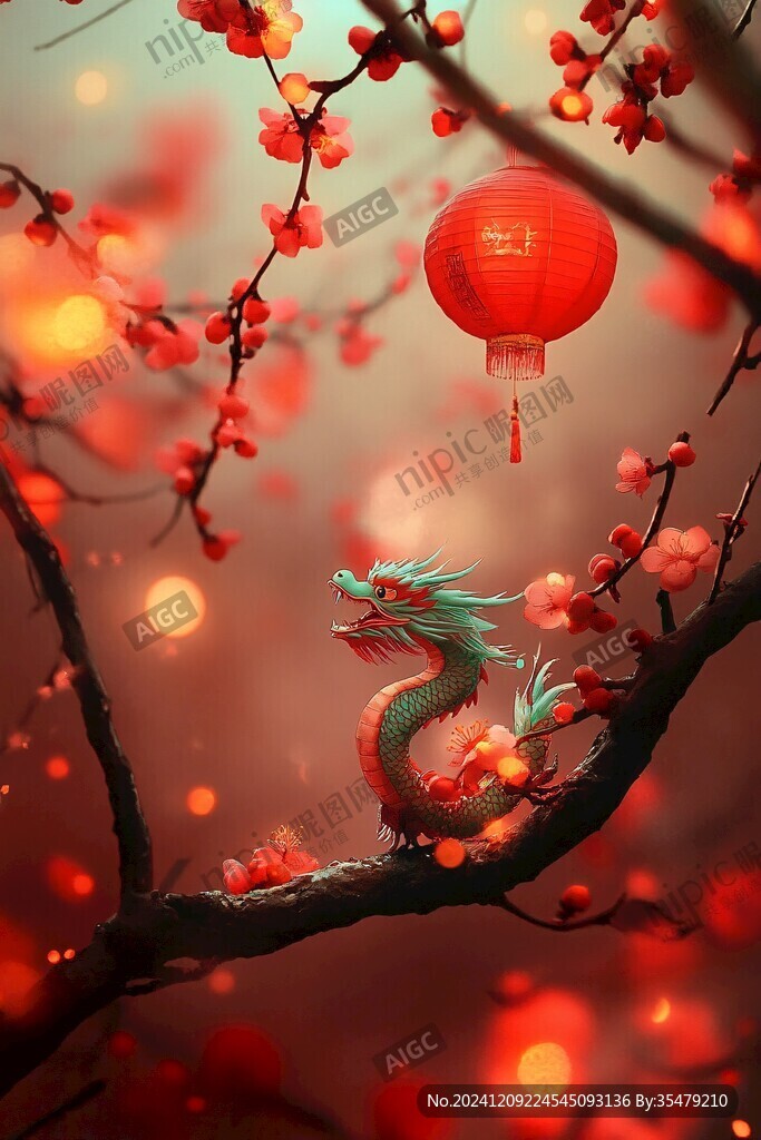 插畫龍年插畫