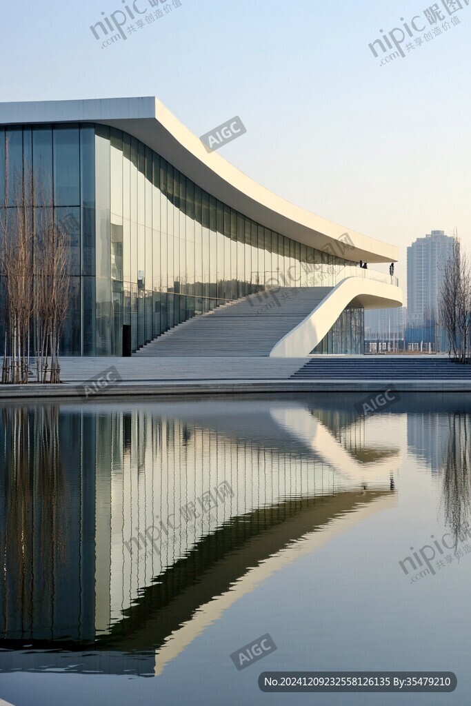 展覽館倒影