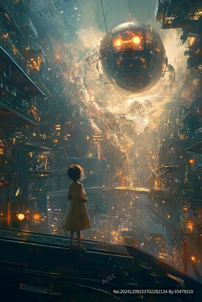 科幻題材插畫