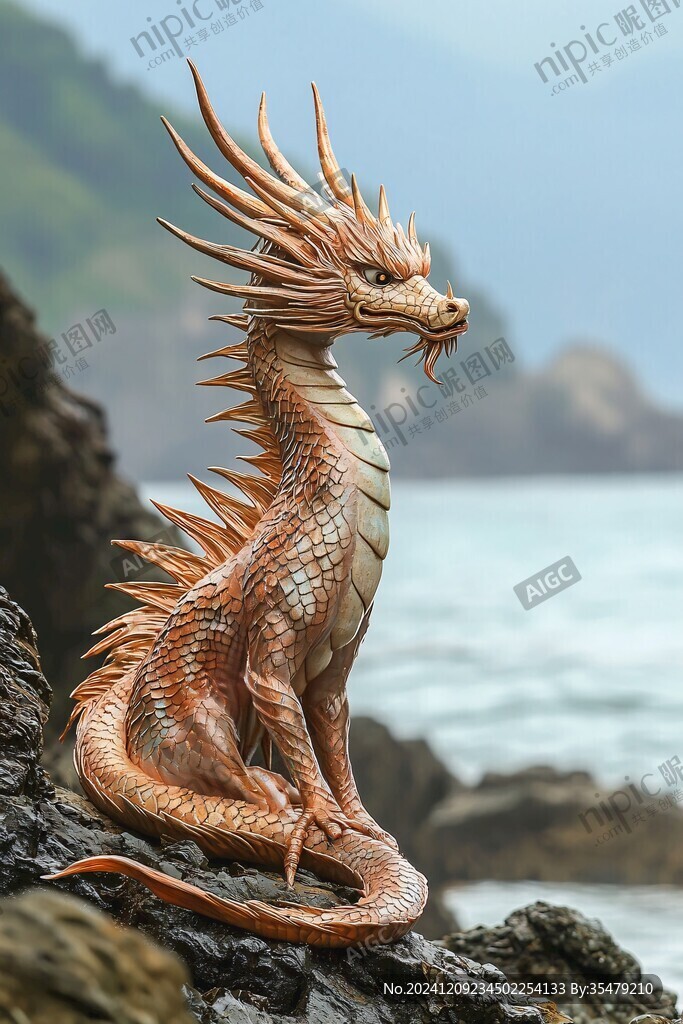 石頭上的龍