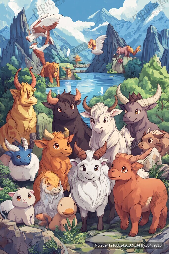 山里的動物