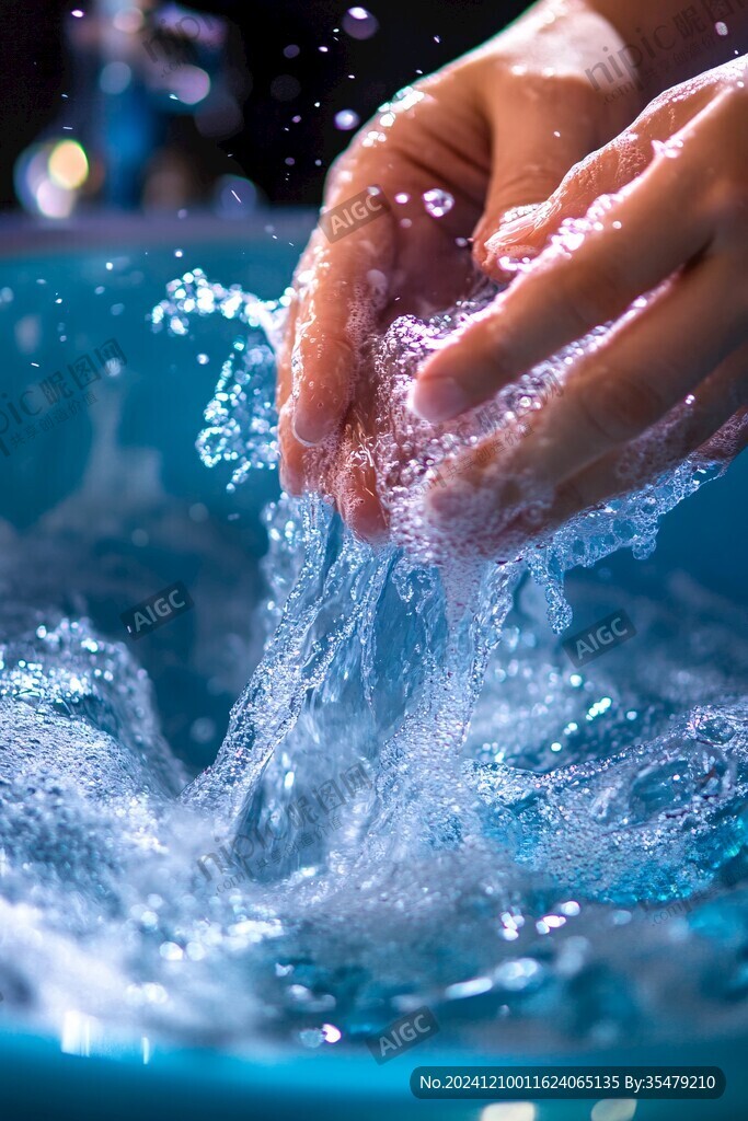 碰水