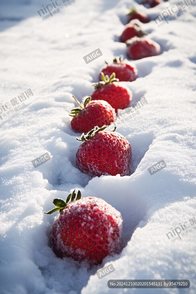 雪頂草莓