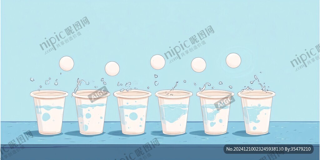 酸奶插畫