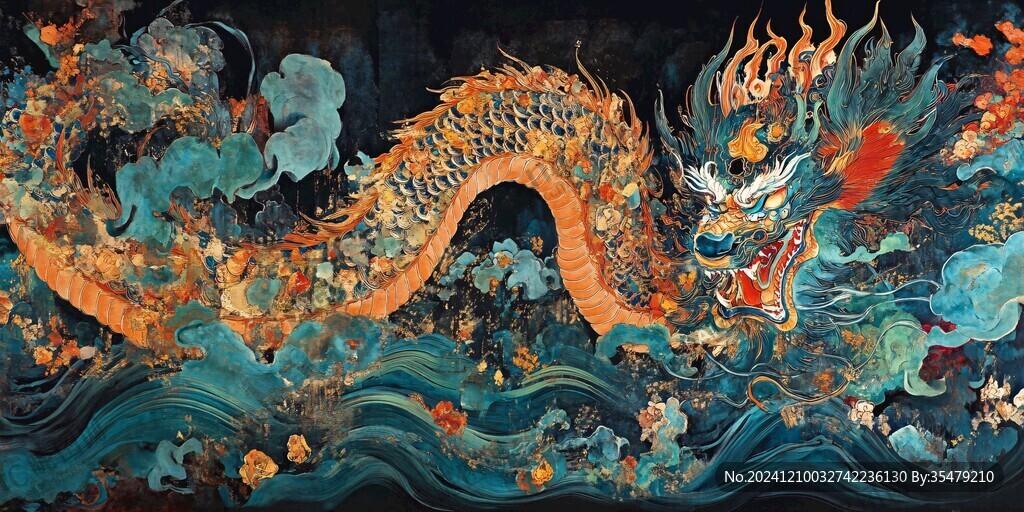 龍年系列包裝插畫