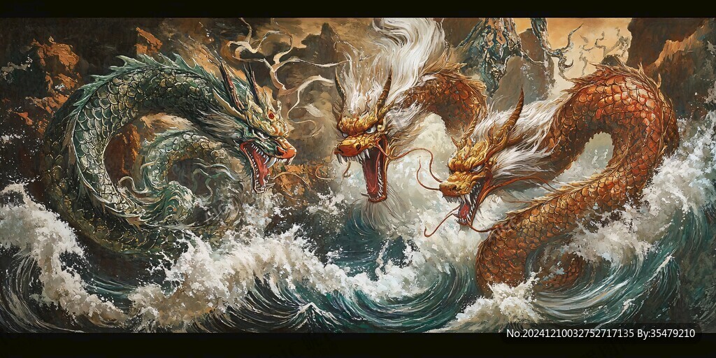 龍包裝插畫