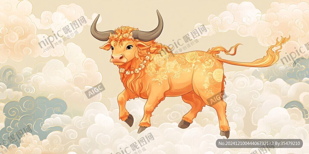 牛轉乾坤插畫