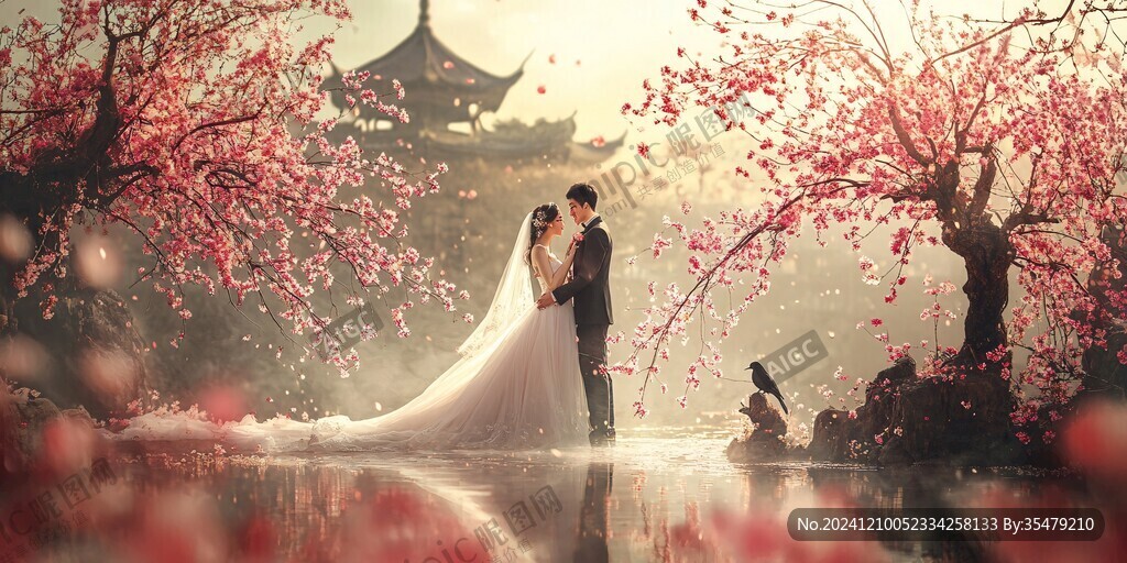 浪漫櫻花婚禮
