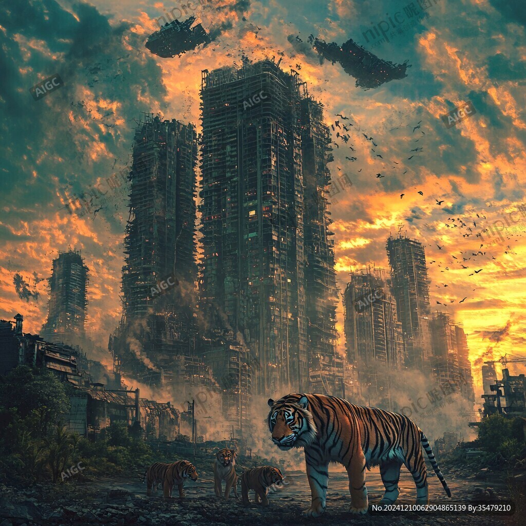 世界末日的虛擬景象