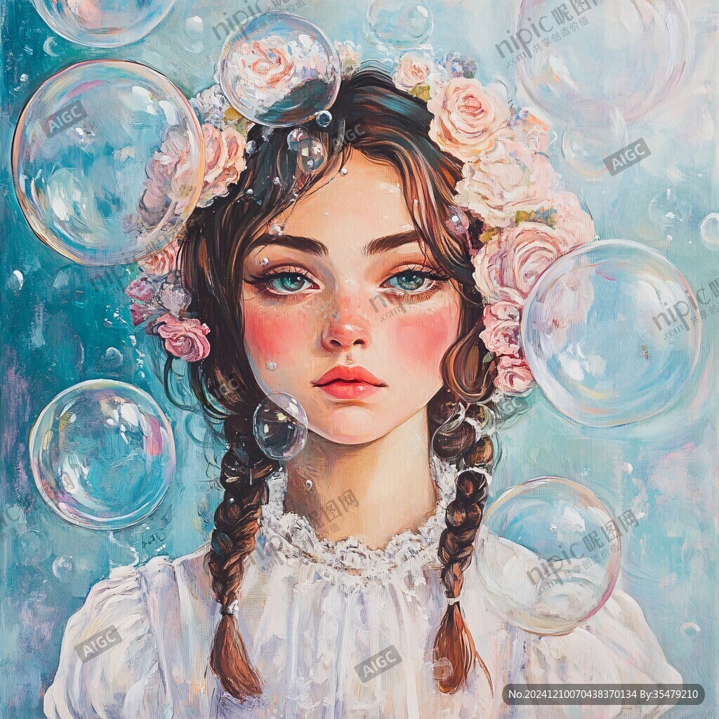 歐美風(fēng)女孩插畫