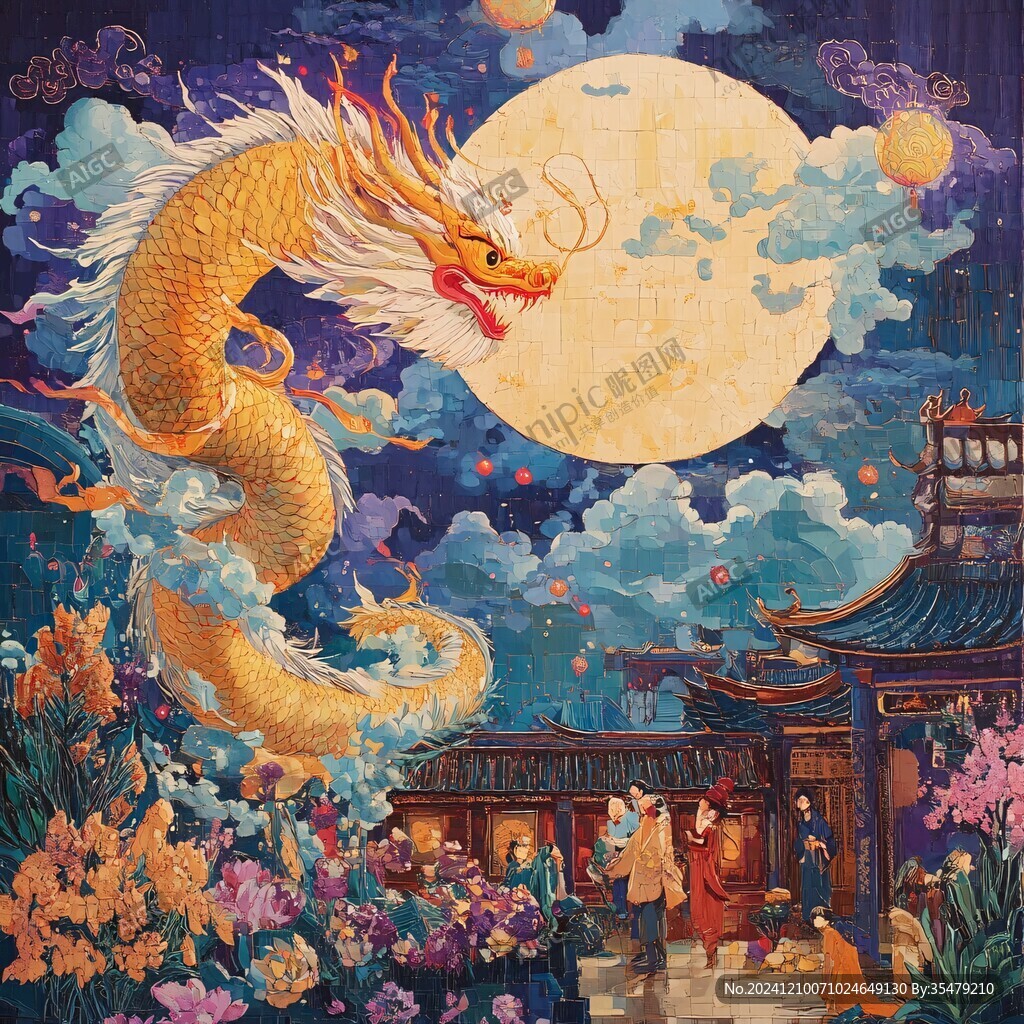 龍年系列包裝插畫