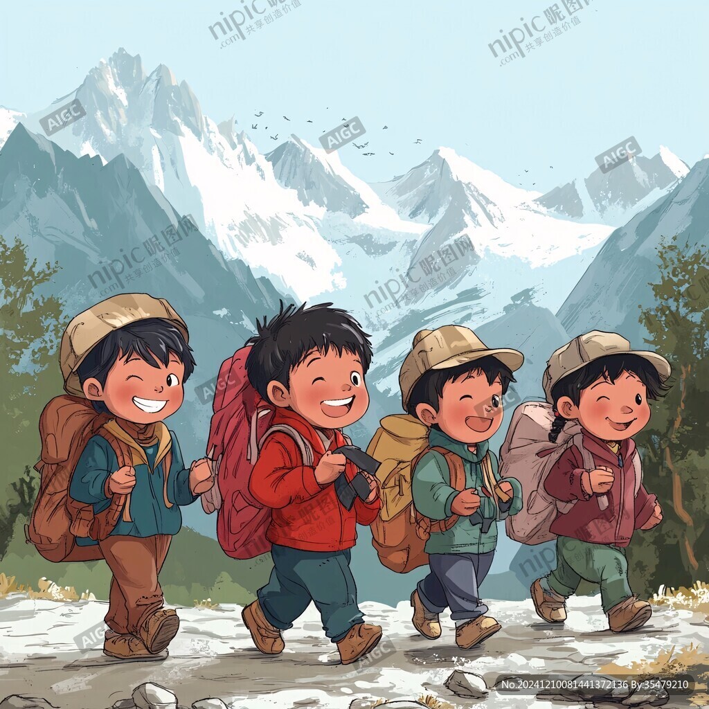戶外徒步素材
