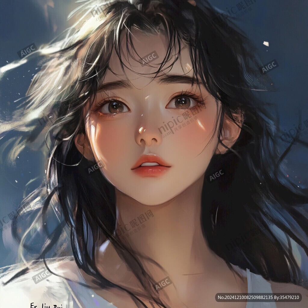 厚涂少女