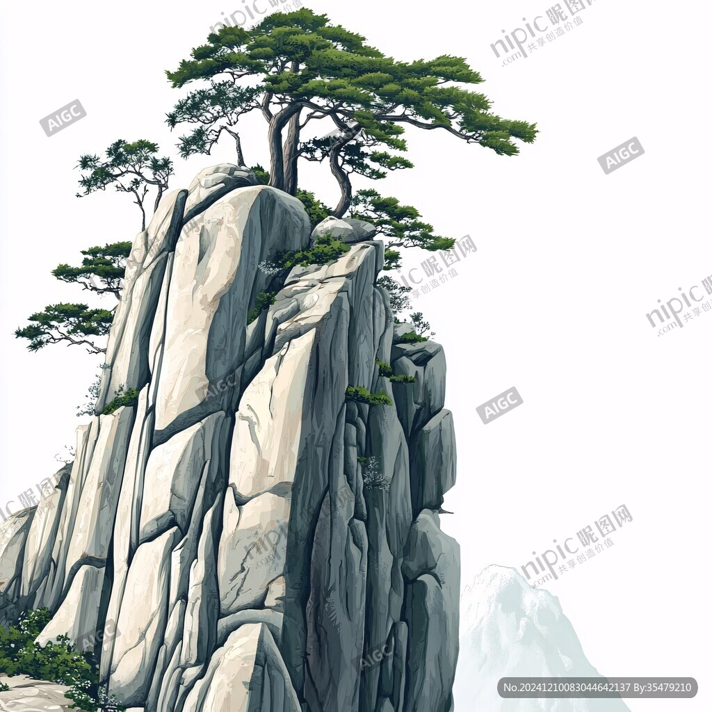 鼠繪迎客松