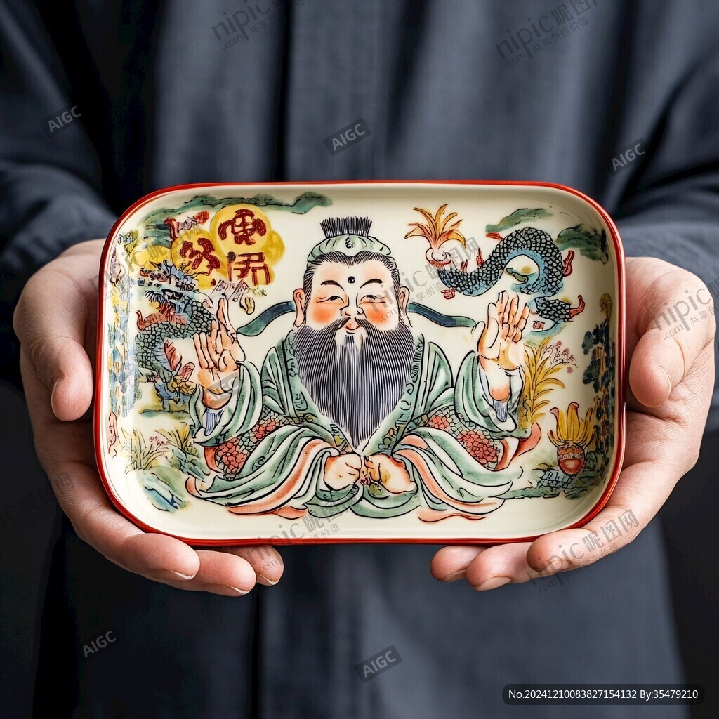 群仙祝壽捧盒