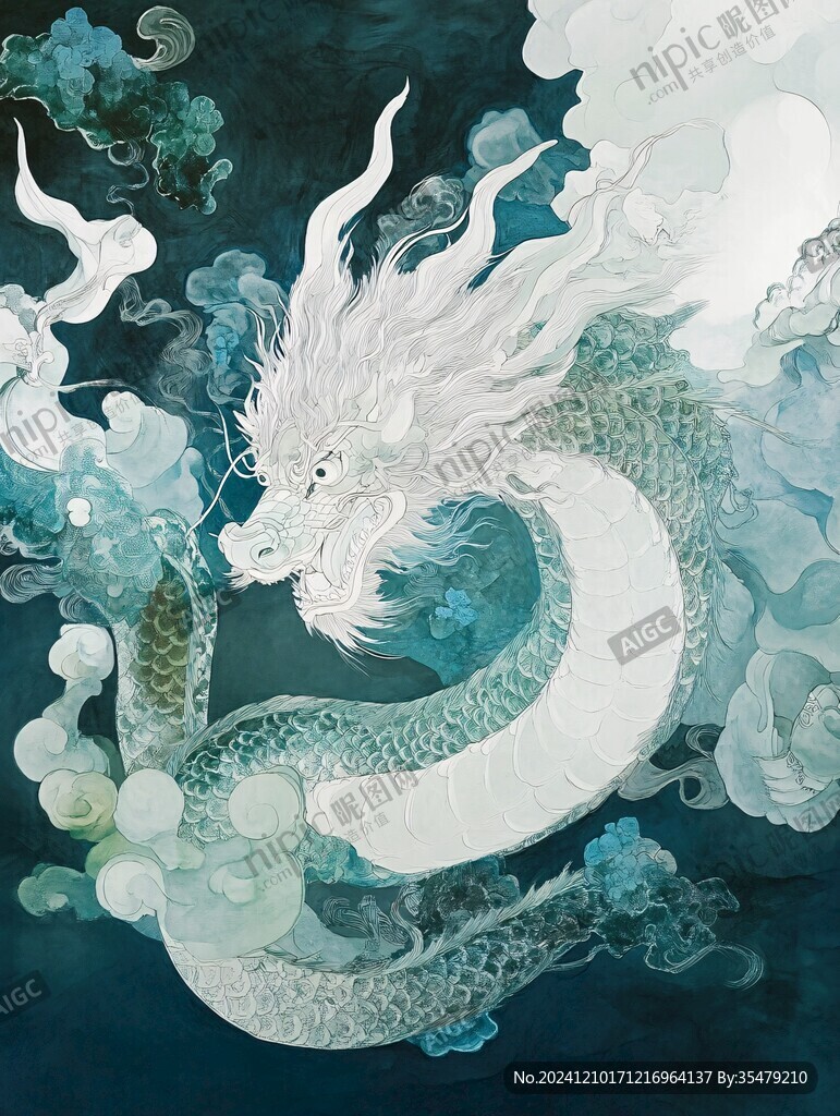 古風(fēng)龍插畫