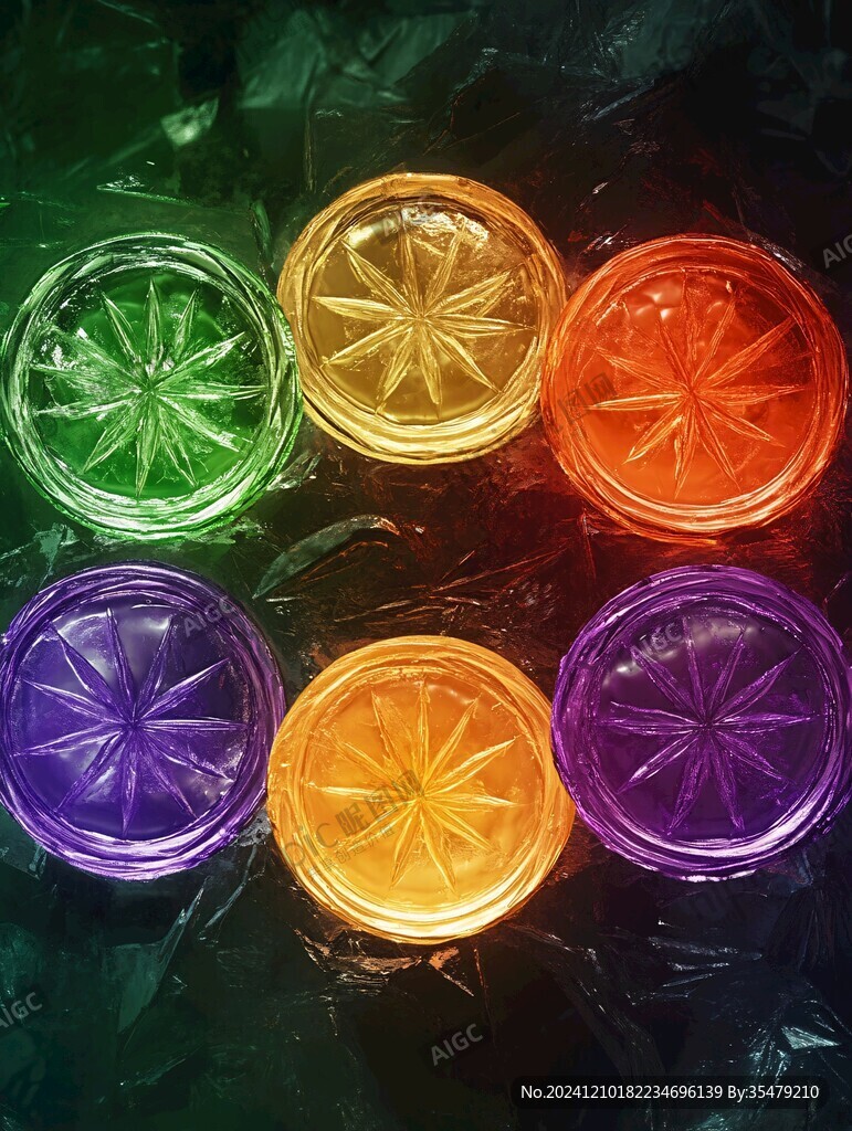七彩琉璃片
