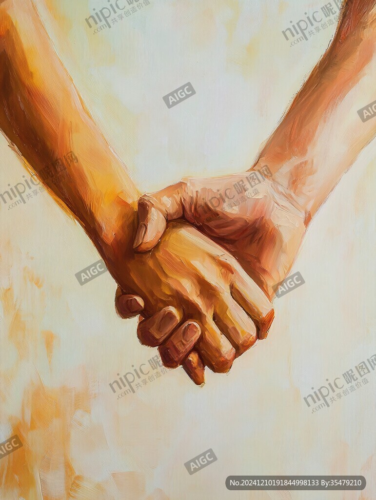 琥珀握手